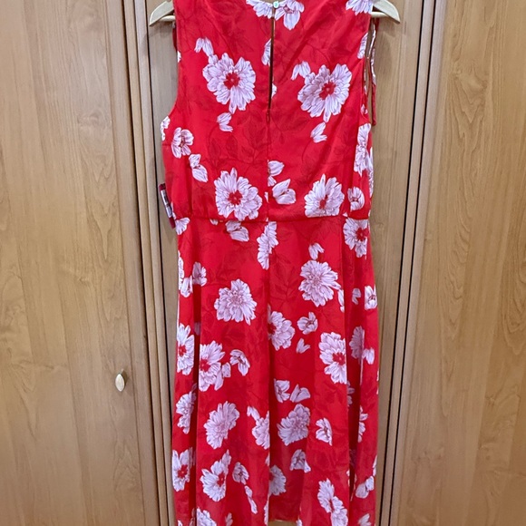 Vince Camuto Floral Print Tie Shoulder Dress New With Tags - Picture 12 of 12